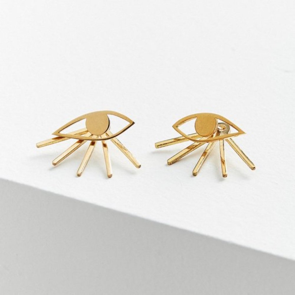 Eyes Light Ray Earrings Egypt Style - Picture 7 of 10
